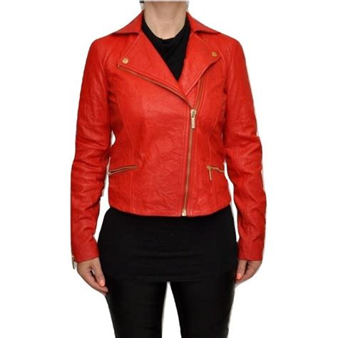 carnation 657 michael kors|Michael Kors Soft Crinkle Lamb Leather Moto Jacket Carnation .